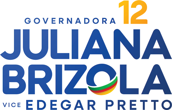 Juliana Brizola 12, governadora, com Edgar Pretto vice
